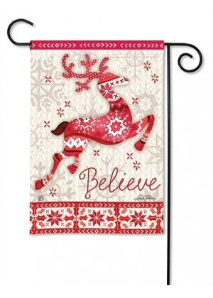 Nordic Deer Garden Flag | Christmas, Decorative, Garden, Flags