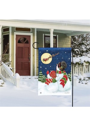 Santa Trackers Garden Flag | Christmas, Snowman, Garden, Flags