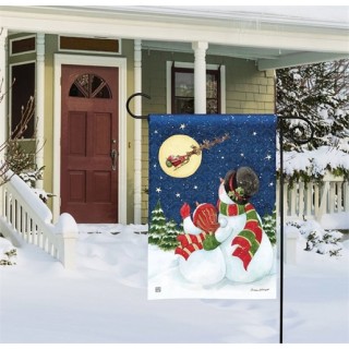 Santa Trackers Garden Flag | Christmas, Snowman, Garden, Flags