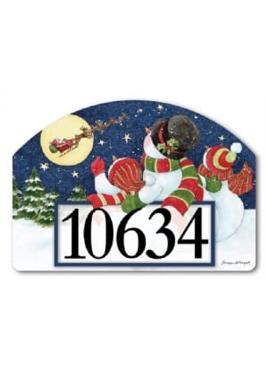 Santa Trackers Yard Sign | Address Plaques | Yard Signs