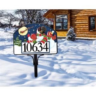 Santa Trackers Yard Sign | Address Plaques | Yard Signs