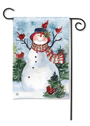Snowman Friends Garden Flag | Winter Flags | Snowman Flags