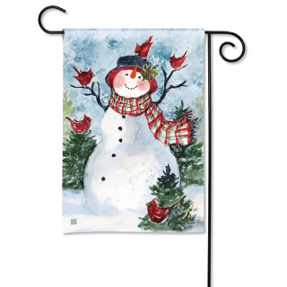 Snowman Friends Garden Flag | Winter Flags | Snowman Flags