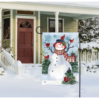 Snowman Friends Garden Flag | Winter Flags | Snowman Flags