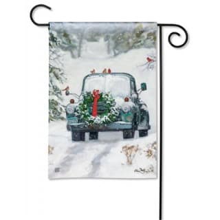 Snowy Roads Garden Flag | Christmas, Winter, Garden, Flags