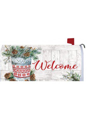 Winter Woodland Mailbox Cover | Mailbox Covers | Mailbox Wraps