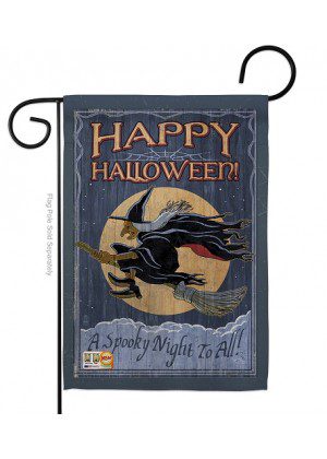 A Spooky Night Garden Flag | Two Sided, Halloween, Garden Flags