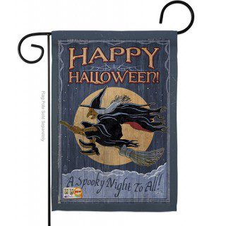 A Spooky Night Garden Flag | Two Sided, Halloween, Garden Flags