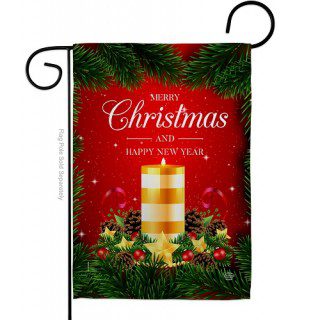 Christmas Candle Garden Flag | Christmas, Two Sided, Flags