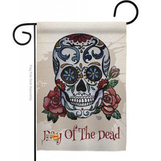 Day of The Dead Garden Flag | Halloween, Cool, Garden, Flags