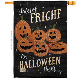 Fright on Halloween Night House Flag | Halloween, House, Flags
