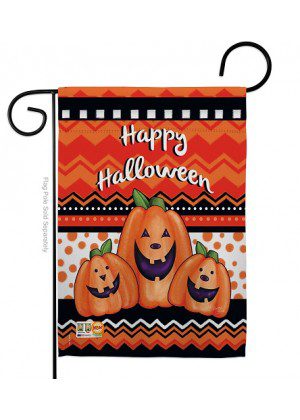 Halloween Trio Garden Flag | Halloween, Two Sided, Garden, Flag