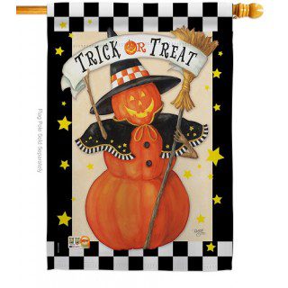Jack-O-Lantern Witch House Flag | Halloween, Two Sided, Flags