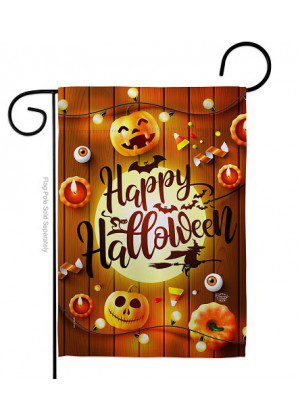 Lightful Halloween Garden Flag | Halloween, Cool, Garden, Flags