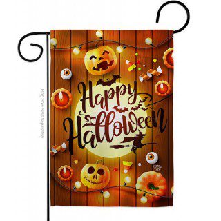 Lightful Halloween Garden Flag | Halloween, Cool, Garden, Flags