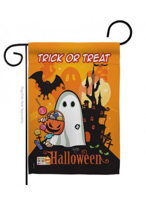 Little Ghost Garden Flag | Halloween, Two Sided, Garden, Flags