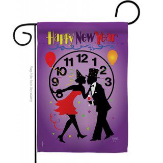 New Year Garden Flag | New Year's, Two Sided, Garden, Flags