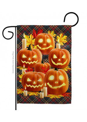 Pumpkin Patch Plaid Garden Flag | Halloween, Garden, Cool, Flag