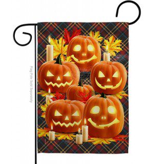 Pumpkin Patch Plaid Garden Flag | Halloween, Garden, Cool, Flag