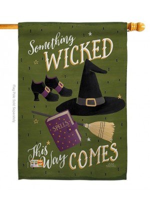 Something Wicked House Flag | Halloween, Yard, House, Flags