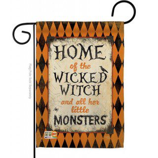 Wicked Home Garden Flag | Halloween, Two Sided, Garden, Flags