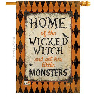 Wicked Home House Flag | Halloween, Double Sided, House, Flag