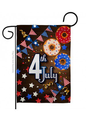 4th July Garden Flag | Garden, 4th of July, Patriotic, Yard, Flags