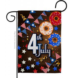 4th July Garden Flag | Garden, 4th of July, Patriotic, Yard, Flags