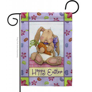 Bunny and Beans Garden Flag | Easter, Two Sided, Garden, Flags