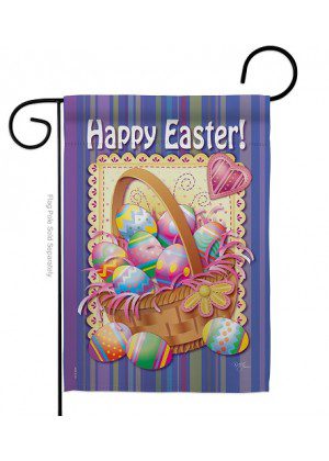 Easter Basket Garden Flag | Easter, Two Sided, Cool, Garden, Flag