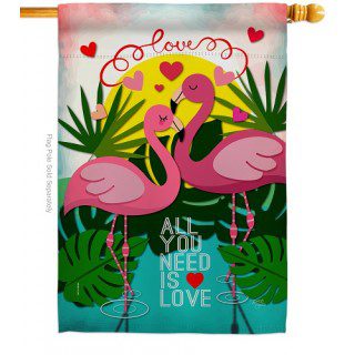 Flamingo Lover House Flag | Valentine's Day, Valentine, Flags