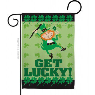 Get Lucky Garden Flag | St. Patrick's Day, Cool, Garden, Flags