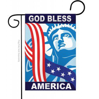 God Bless America Garden Flag | Applique, Patriotic, Cool, Flags
