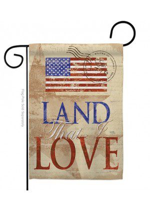 Land That I Love Garden Flag | Patriotic, 4th of July, Cool, Flags