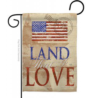 Land That I Love Garden Flag | Patriotic, 4th of July, Cool, Flags
