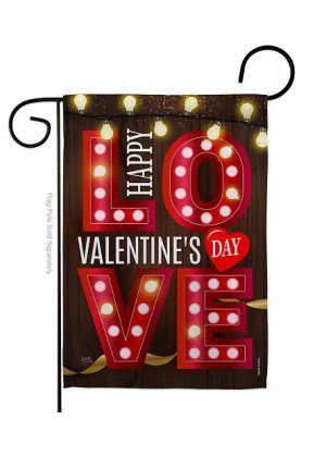 Lightful Valentine Love Garden Flag | Valentine's Day, Cool, Flags