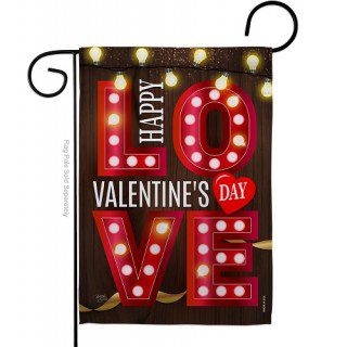 Lightful Valentine Love Garden Flag | Valentine's Day, Cool, Flags