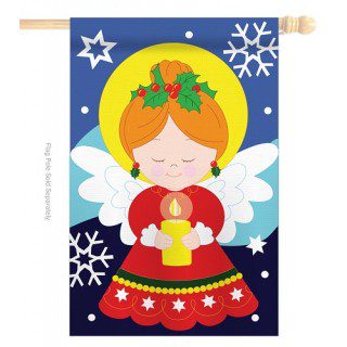 Praying Angel House Flag | Christmas, Applique, Cool, House, Flag