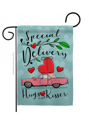 Special Delivery Garden Flag | Valentine, Two Sided, Garden, Flags