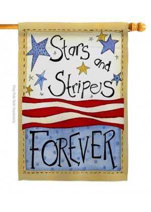 Stars & Stripes House Flag | Patriotic, 4th of July, House, Flags