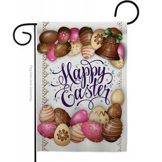 Sweet Chocolate Easter Garden Flag | Easter, Cool, Garden, Flags
