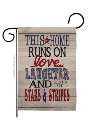 This Home Star and Stripes Garden Flag | Patriotic, Garden, Flags