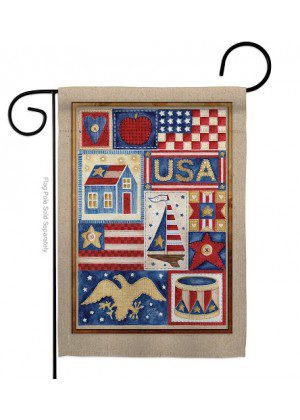 USA Collage Garden Flag | Patriotic, 4th of July, Garden, Flags