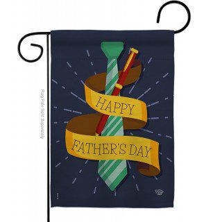 Happy Smartest Dad Garden Flag | Father's Day, Two Sided, Flags