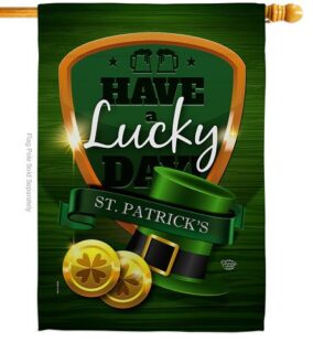 Have A Lucky Day House Flag | St. Patrick's Day, House, Flags