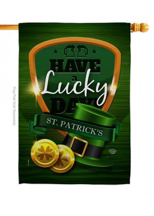 Have A Lucky Day House Flag | St. Patrick's Day, House, Flags