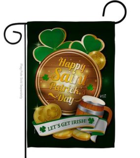 Let's Get Irish Garden Flag | St. Patrick's Day, Cool, Garden, Flags