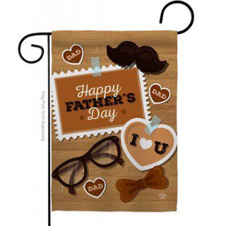 Love You Father Garden Flag | Father's Day, Cool, Garden, Flags