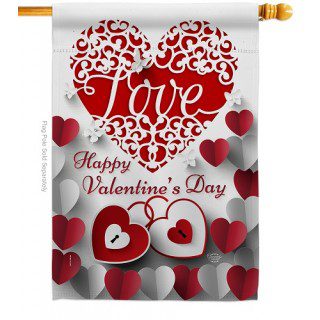 Royalty Love House Flag | Valentine's Day, Valentine, House, Flags