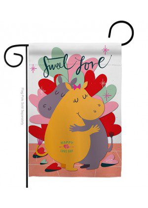 Sweet Love Garden Flag | Valentine, Two Sided, Garden, Flags